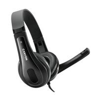 ausines pc - Canyon CNS-CHSU1B Black (Juodos) - 1 nuotrauka