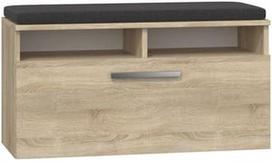 batu dezes - Batų dėžė Top E Shop Riva, ąžuolo, 85 cm x 35 cm x 46 cm - 1 nuotrauka