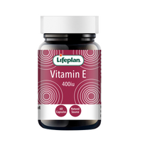  LIFEPLAN VITAMINAS E 400TV, 60 kapsulių