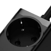 ikroviklis 100w - Baseus GaN3 Pro wall charger / powerstrip 2xUSB + 2xUSB-C + AC, 100W (juodas) - 3 nuotrauka