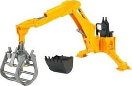 Bruder Wxcavator With Gripper 424747, geltona/pilka