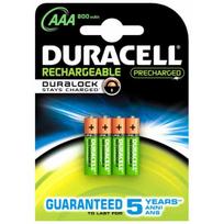 ikraunami aaa elementai - Duracell Rechargeable 800mAh HR03 AAA (LR03), 4-pack - 1 nuotrauka