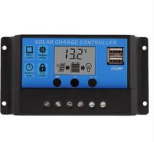 irankis - Saulės baterijų valdiklis 12/24V 60A 2x USB - 1 nuotrauka