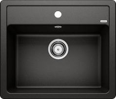 plautuve virtuvine kriaukle - LEGRA 6 SILG Black O.ZUB O.AF | 526084 - 2 nuotrauka