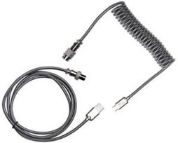 Klaviatūros laidas Royal Kludge Coiled Aviator Cable, pilka
