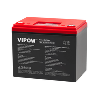 vipow - Vipow LiFePO4 Bluetooth akumuliatorius 100Ah - 1 nuotrauka