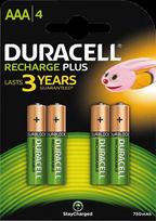 baterijos duracell aaa - Duracell HR03 elementai, 4 vnt. - 2 nuotrauka