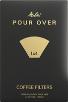 MELITTA POUR OVER kavos filtrai 1X4/40, balta