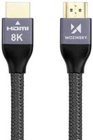 hdmi 2.1 kabelis - Wozy WHDMI-30 HDMI 2.1, HDMI 2.1, 3 m, sidabro - 1 nuotrauka