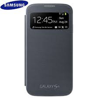 SAMSUNG Galaxy S4, i9505, knygutė H-flip, juoda, su langeliu