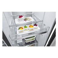 lg juoda saldytuvas - LG GSXV91MCAE - 12 nuotrauka