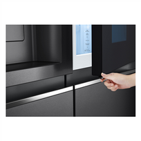 lg juoda saldytuvas - LG GSXV91MCAE - 13 nuotrauka