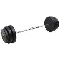 Lenkta štanga su svoriais, 90kg