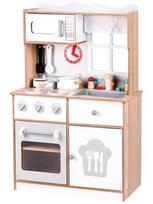 zaisline virtuvele - EcoToys Wooden Kitchen Stove Set 53776 - 1 nuotrauka