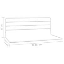 vaiku gelezis - Apsauginis bortelis VLX Toddler Safety Bed Rail, baltas, 55 cm x 37 cm - 8 nuotrauka