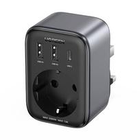 30w usb c gan - Travel adapter EU to UK plug UGREEN CD314 2xUSB-A, 1xUSB-C - 1 nuotrauka