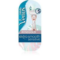 Gillette Venus Extra Smooth Sensitive Rose Gold + skutimosi galvutė, 1 vnt.