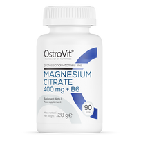 maisto papildai -  OstroVit Magnesium Citrate 400 mg + B6, 90 tab - 1 nuotrauka