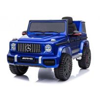 elektromobilis mercedes vaikams - Mercedes G63, mėlynas - 4 nuotrauka
