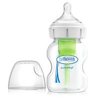 buteliuko - DR.BROWN'S buteliukas plačiu kakleliu  OPTIONS+, 150ml, 1 vnt. + žindukas, 0–3 mėn., 1 vnt. + valymo šepetėlis, 1 vnt. - 1 nuotrauka