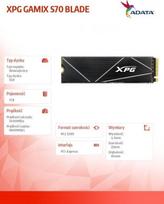 hdd 1tb - ADATA XPG Gammix S70 Blade 1TB M.2 - 8 nuotrauka