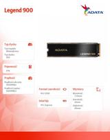 m.2 pcie 5.0 ssd - ADATA Legend 900 2TB M.2 - 14 nuotrauka