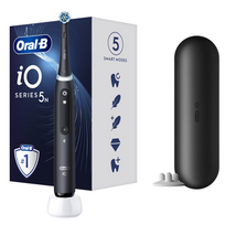 dantu elektrinis sepetelis oral b io - Oral-B iO5 Matt Black (Juodas) - 1 nuotrauka