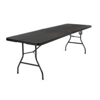 sodas - Sulankstomas stalas Tonro 180 cm, juodas - 1 nuotrauka