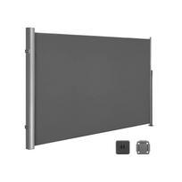 Songmics Šoninė markizė 200 x 350 cm antracito spalvos