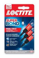 LOCTITE Super Bond Mini Trio 3x1g