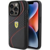 Ferrari "FEHCP15LPTWK Hardcase Twist Metal Logo iPhone 15 Pro" Black