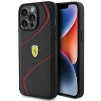 Ferrari "FEHCP15XPTWK Hardcase Twist Metal Logo iPhone 15 Pro Max" Black