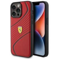 Ferrari "FEHCP15XPTWR Hardcase Twist Metal Logo iPhone 15 Pro Max" Red