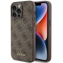 Guess "GUHCP15XG4GFBR 4G Metal Gold Logo iPhone 15 Pro Max" Brown