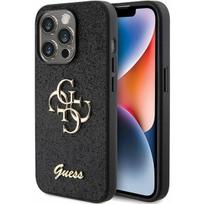 Guess "GUHCP15XHG4SGK Glitter Script Big 4G iPhone 15 Pro Max" Black