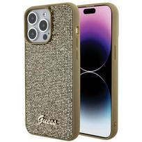 deklas iphone 15 pro guess - Guess "GUHCP15XPMSDGSD Disco Metal Script iPhone 15 Pro Max" Gold - 1 nuotrauka