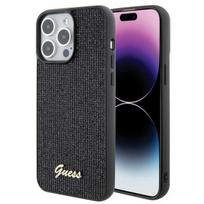 Guess "GUHCP15XPMSDGSK Disco Metal Script iPhone 15 Pro Max" Black