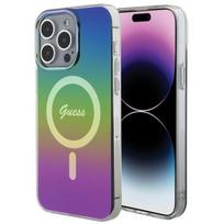 iphone 15 pro telefonai - Guess "GUHMP15LHITSK IML Iridescent MagSafe iPhone 15 Pro" Rainbow - 1 nuotrauka