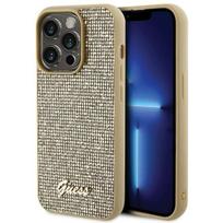 deklas iphone 15 pro guess - Guess "GUHCP15LPMSDGSD Disco Metal Script iPhone 15 Pro" Gold - 1 nuotrauka