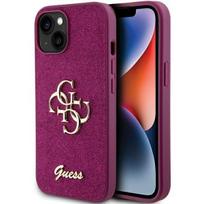 Guess "GUHCP15SHG4SGU Glitter Script Big 4G iPhone 15" Purple