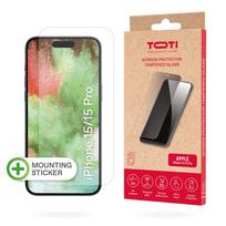 apsauginis stikliukas 15 pro - TEMPERED iPhone 15/15 Pro - 1 nuotrauka