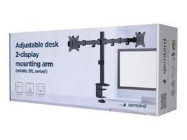 2 monitoriu laikiklis 32" - GEMBIRD DISPLAY ACC MOUNTING ARM/17-32" MA-D2-01 - 2 nuotrauka