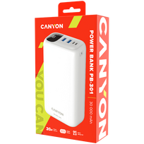 power bank 30000 - CANYON PB-301 CNE-CPB301W - 4 nuotrauka