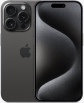 Apple iPhone 15 Pro 128GB Black Titanium (Juodas)