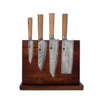 peilis damasko plienas - Damasko plieno peilių rinkinys su stovu KAMAZAKI KZI003SET - 2 nuotrauka