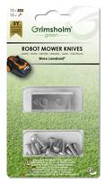 Grimsholm WORX Landroid roboto vejapjovės dvipusiai peiliukai (12vnt)