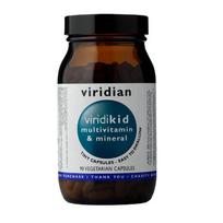 kapsules plaukams -  VIRIDIAN VIRIDIKID MULTIVITAMIN & MINERAL MINI, 90 kapsulių - 2 nuotrauka