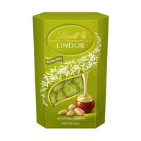 LINDT LINDOR pistacijų skonio rutuliukai, 200g