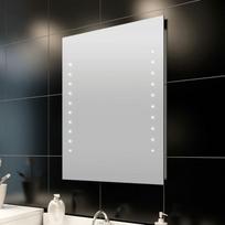 vonios veidrodis 60 x 60 - Veidrodis VLX Bathroom Vertical Shine, su apšvietimu, kabinamas, 60 cm x 80 cm - 6 nuotrauka