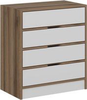 Kalune Design Elina 8173, balta/riešuto, 40 x 70 cm x 79 cm